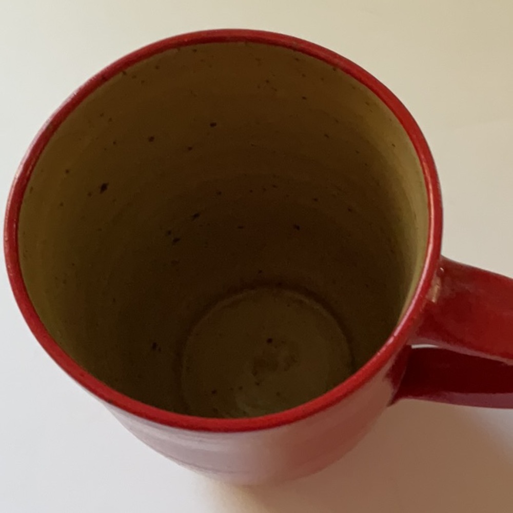 Red Ceramic Mug Set - Picture 7 of 8